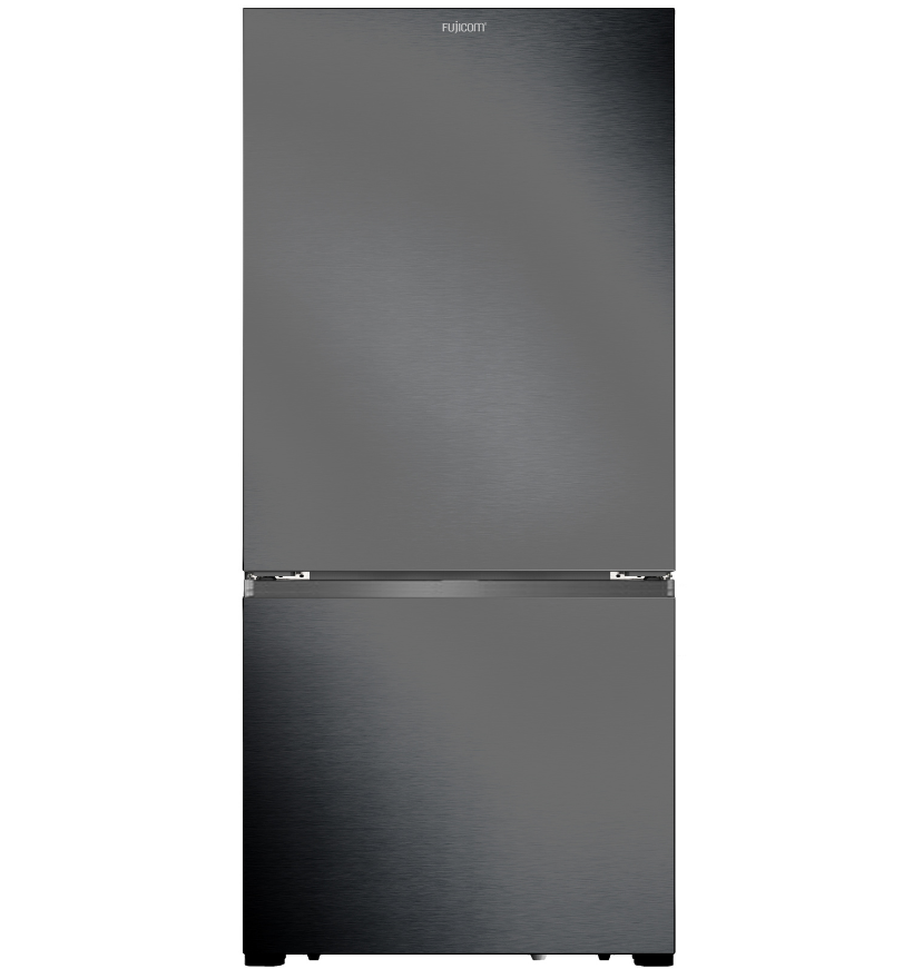 מקרר מקפיא תחתון  499 ליטר NO FROST כולל יצרן קרח אוטומטי נירוסטה מושחרת