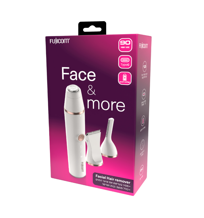 מכשיר גילוח לנשים FACE & MORE